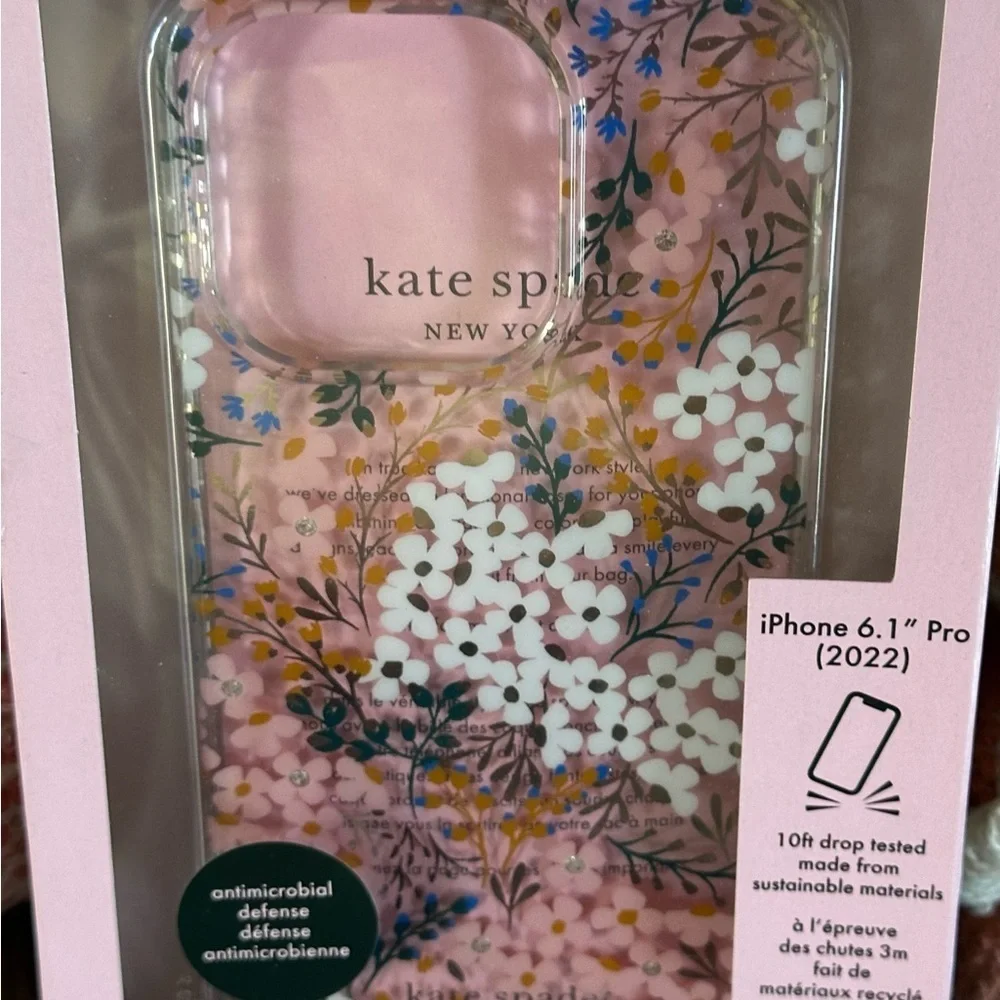 Kate Spade New York Protective Hardshell Case IPhone 14 Pro - Multi Floral NIB